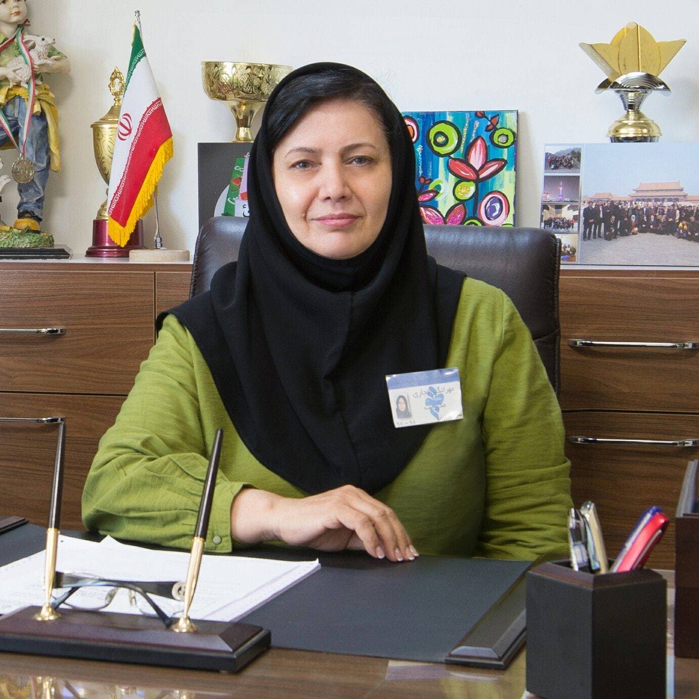 تصویر سرکار خانم مهرانگیز نجاری، موسس دبستان طوبی